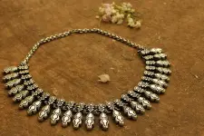 Dhara . धरा ✽ Antique German Silver ✽ Necklace { 4 }